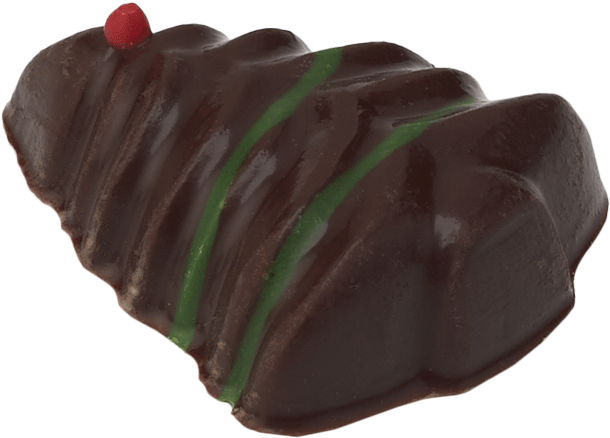 Decorated Christmas Tree - Chocolate (1000x800), Png Download