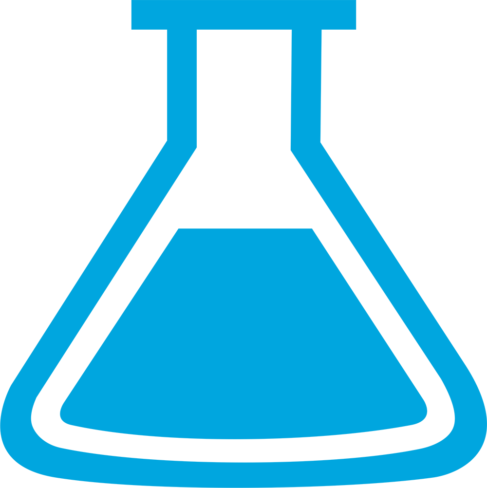 Lab Icon - Erlenmeyer Flask (1000x1002), Png Download