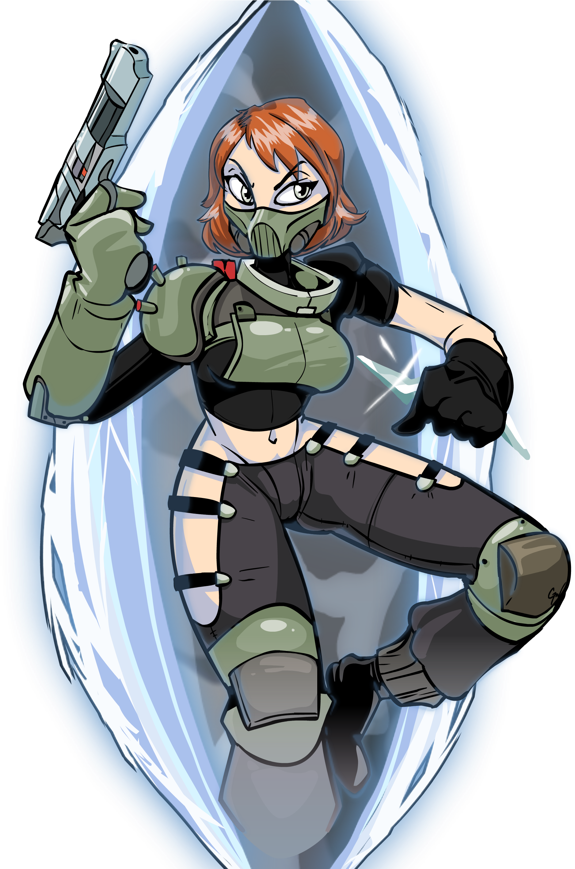 Corporal Hart - Timesplitters Hart (2500x2833), Png Download