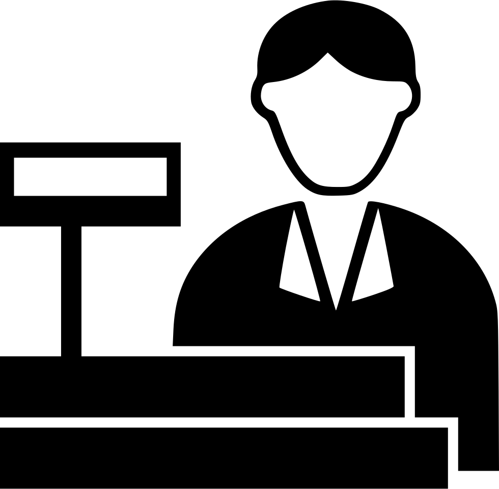 Cashier Svg Png Icon Free Download - Cashier Icon (980x960), Png Download