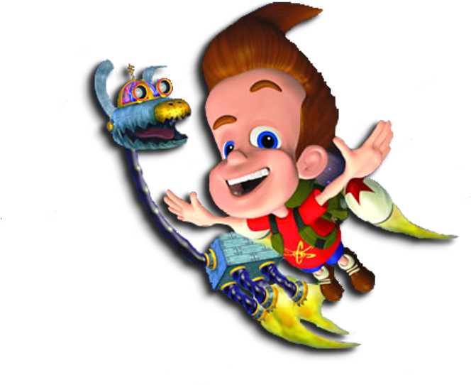 Baby Jimmy Flying - Джимми Нейтрон Пнг (800x582), Png Download