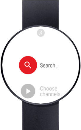 Youtube App Png Video For Android Wear & Youtube App - Montre Intelligente Finow X 5 (300x433), Png Download