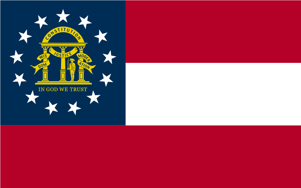 Download Svg Download Png - Georgia State Flag 2017 (1024x1024), Png Download
