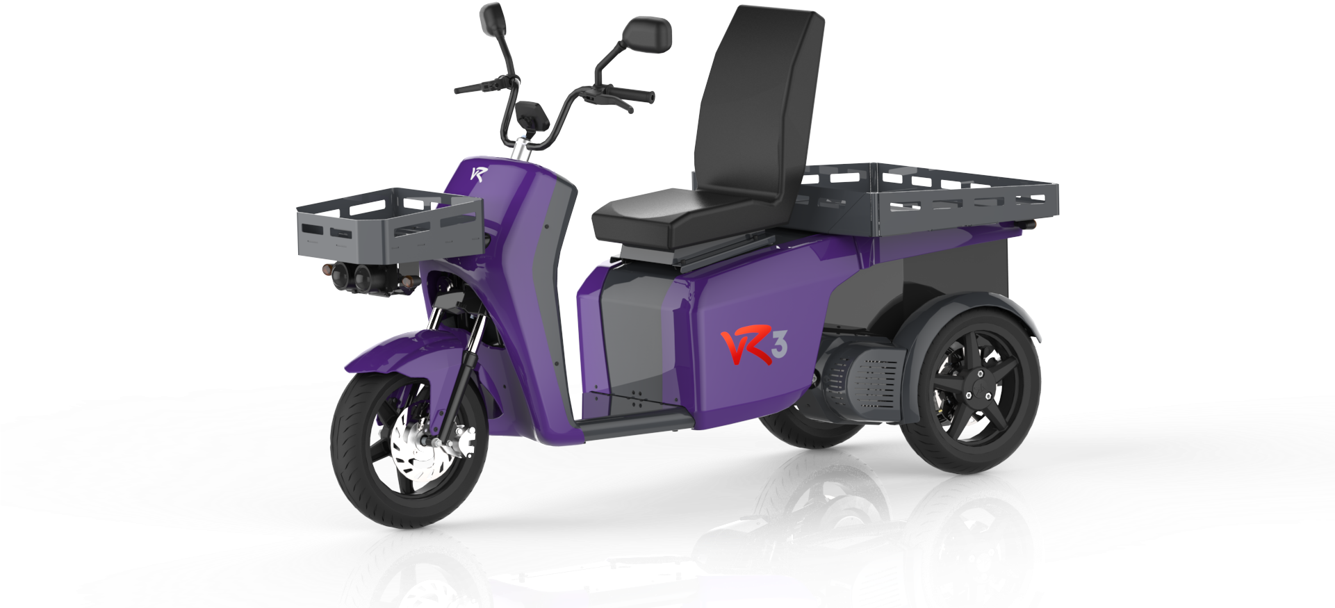 Vr3 Elektrodreirad Innerbetriebliches Transportfahrzeug - Electric Vehicle (1920x1080), Png Download
