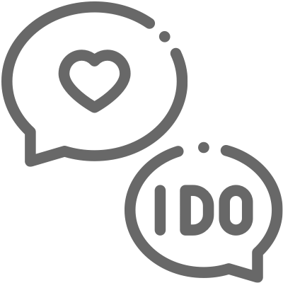 Joy Wedding Icon - Heart (400x400), Png Download