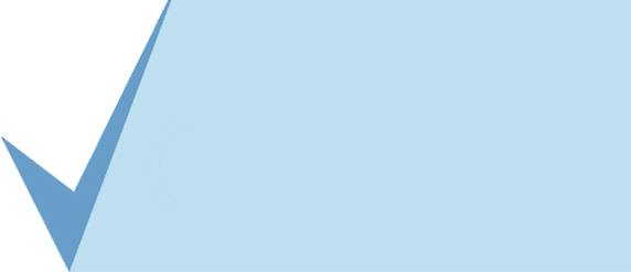 Blue-tick - Electric Blue (572x247), Png Download