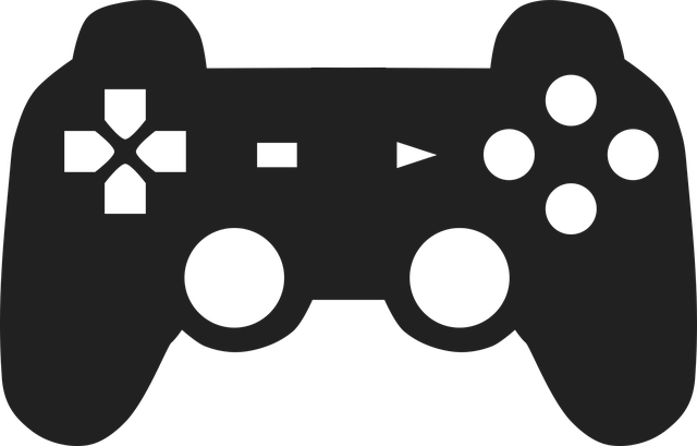 Controller, Pad, Video Game, Game Controller, Console - Game Controller Silhouette (640x409), Png Download