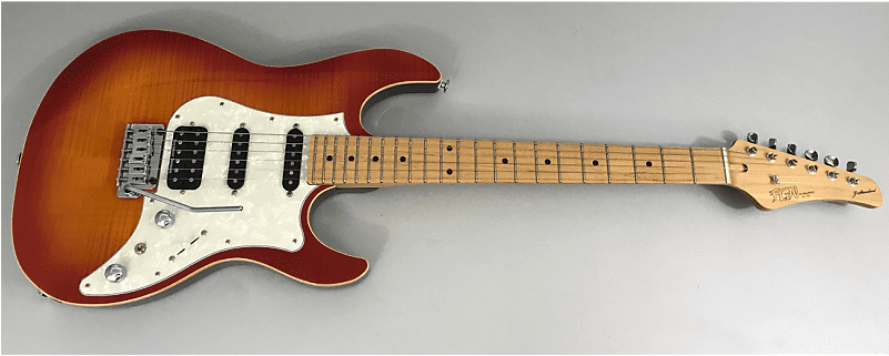 Fgn Odyssey J Standard Jos Fm M Fbt Fire Burst Retoure - Electric Guitar (800x582), Png Download