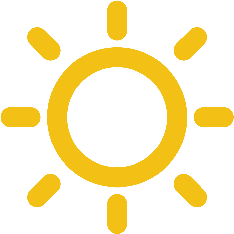 Mow In The Right Weather - Sunny Icon (1000x1000), Png Download