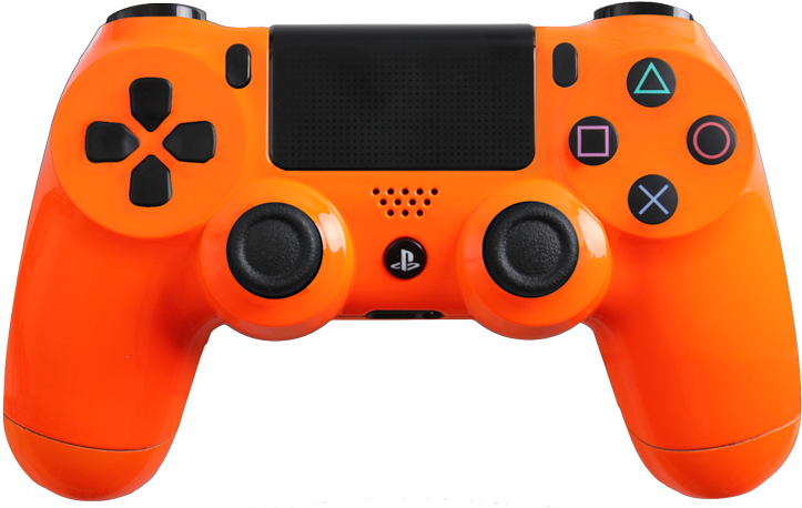Playstation 4 Controller Oranje (760x643), Png Download