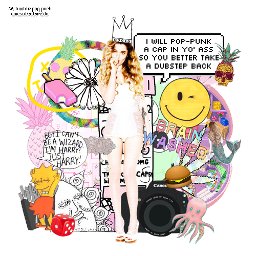 Tumblr Png Packs - Cartoon (500x500), Png Download