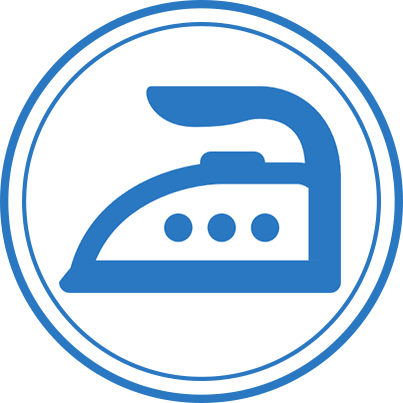 Laundry - Iron Icons (403x403), Png Download
