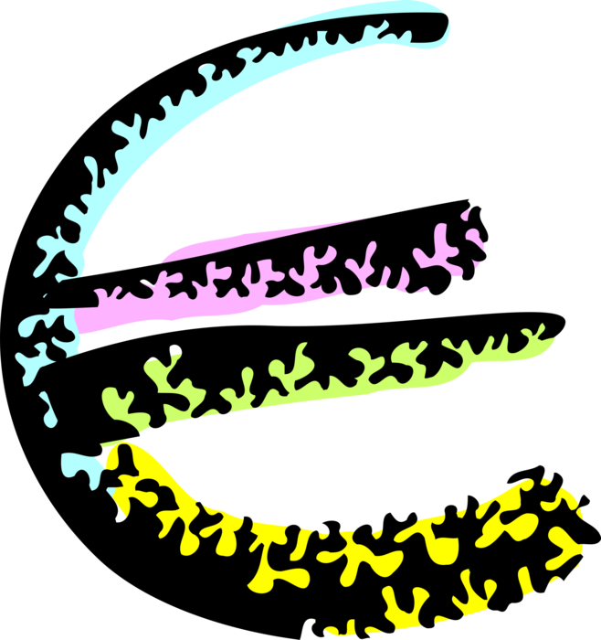 Download Vector Illustration Of Euro Symbol Official Currency Full