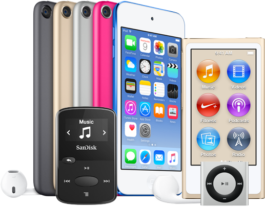 Mp3 Player Png Free Download - Apple Ipod Touch 6th Generation - 32 Gb - Silver (534x418), Png Download