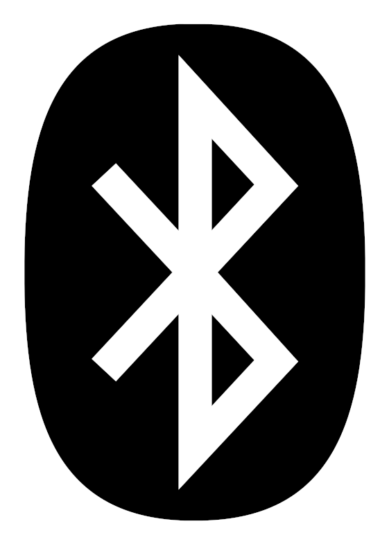 Serial Connector Db9 Rs232 Clipart Icon Png - Bluetooth Black And White (800x800), Png Download