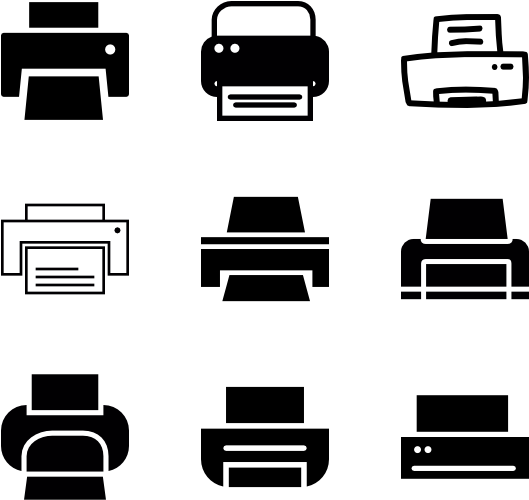 Printer - Printer Icon Png Flat (600x564), Png Download