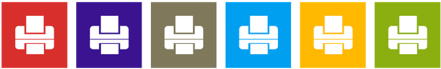 Printer Icons Vector - Printer (480x480), Png Download