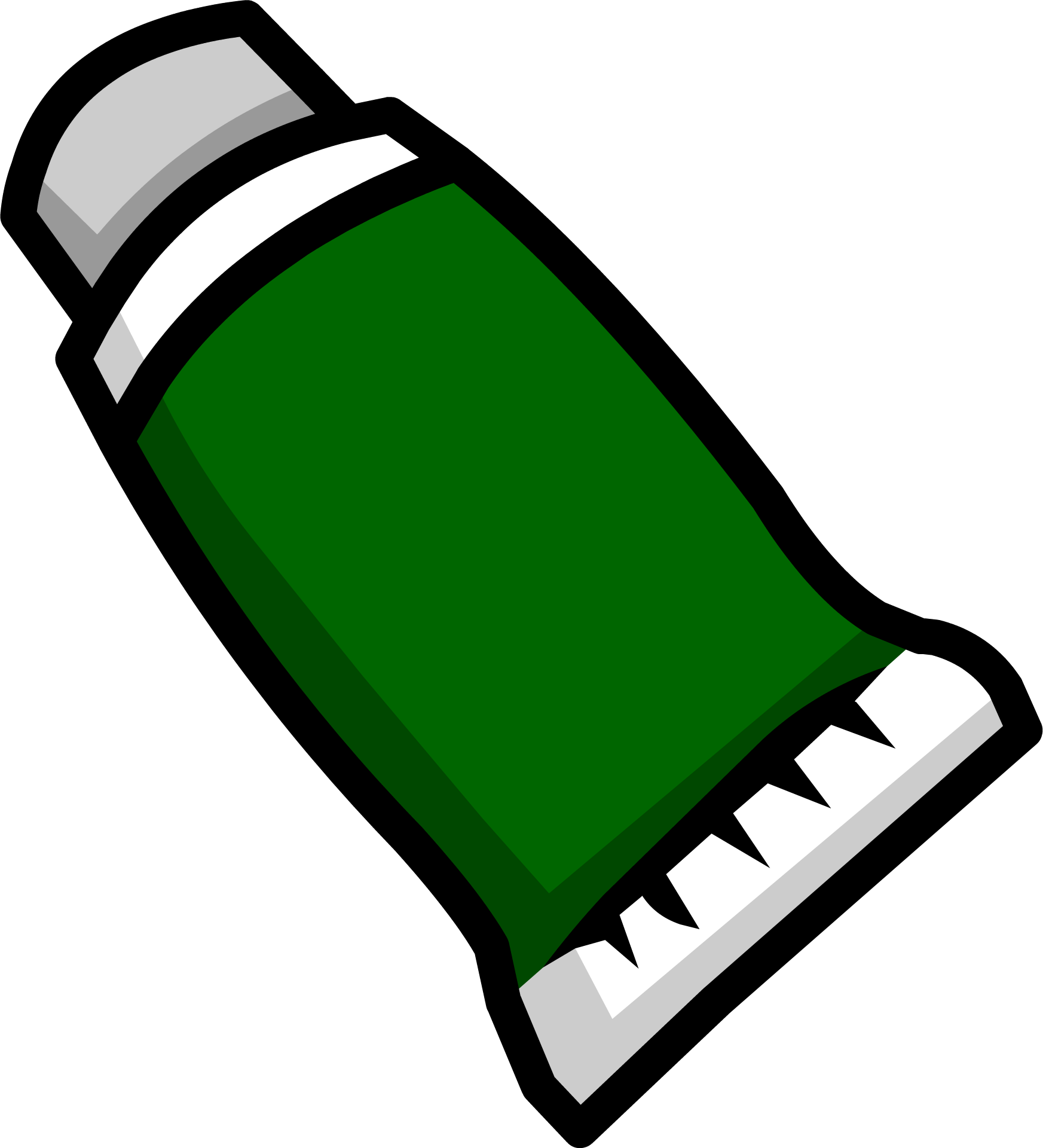 Green Face Paint Former Icon - Pink Paint Icon (1745x1920), Png Download