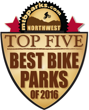2016 Mtbparks Best Bike Parks Top5 Northwest Outline - Latest News (400x424), Png Download