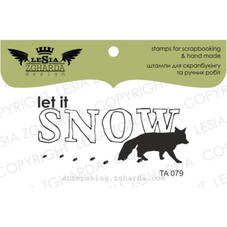{ta079} Stamp "let It Snow" - California Spangled (780x780), Png Download