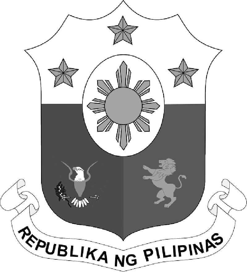 Seal Flag Outline Map Symbol Republic Symbols - Philippines Coat Of Arms (800x882), Png Download
