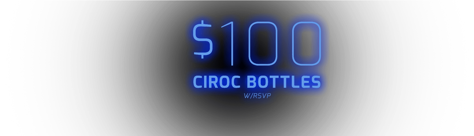 100 Ciroc - Electric Blue (1920x470), Png Download