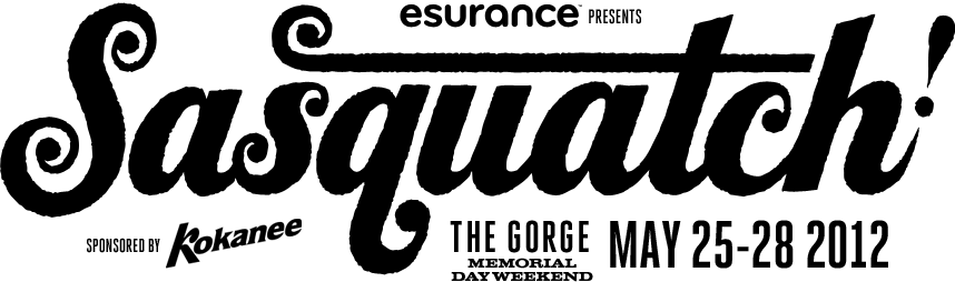 Start Your Week Right With The V - Sasquatch Music Festival Lineup 2012 (858x254), Png Download
