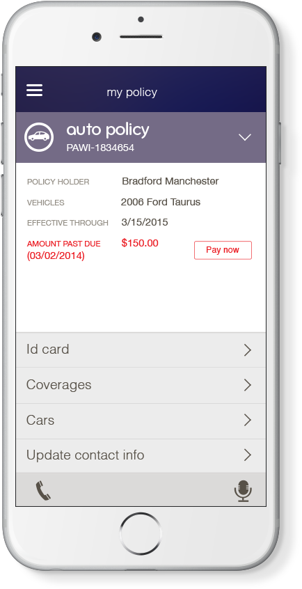 Image Result For Esurance Mobile App Design - Motili, Inc. (460x855), Png Download
