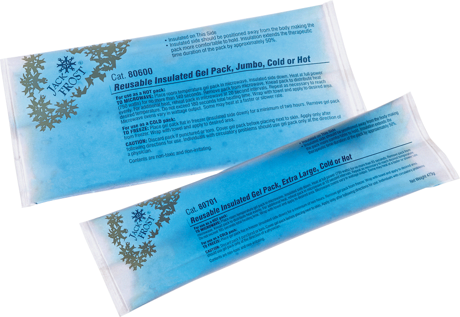 Cardinal Health Insulated Hot/cold Gel Pack 7-1/2" - Cardinal Health Jack Frost Insulated Hot And Cold Gel (907x625), Png Download