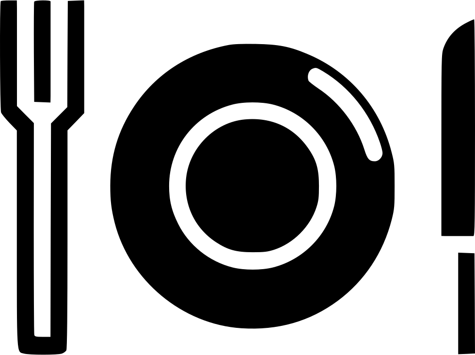 Dish Plate Fork Knife Food Hotel Restaurant Comments - Food (980x732), Png Download