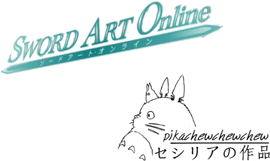 Sao Title Render By Pikachewchewchew On Deviant - Sword Art Online (640x480), Png Download