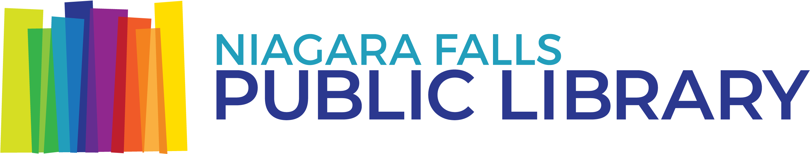 Evergreen Logo - Niagara Falls Public Library Logo (2879x605), Png Download