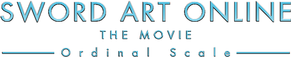 Sword Art Online The Movie Ordinal Scale Is Coming - Sao Ordinal Scale Png (605x250), Png Download