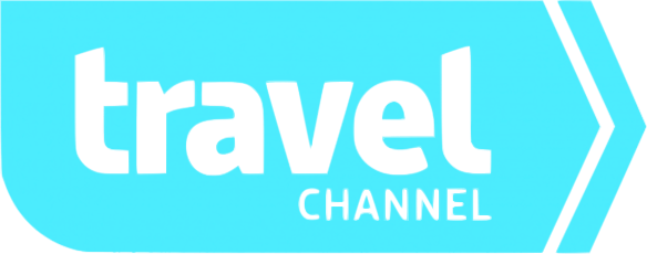 Travel Channel Logo-aqua - Travel Channel (584x230), Png Download