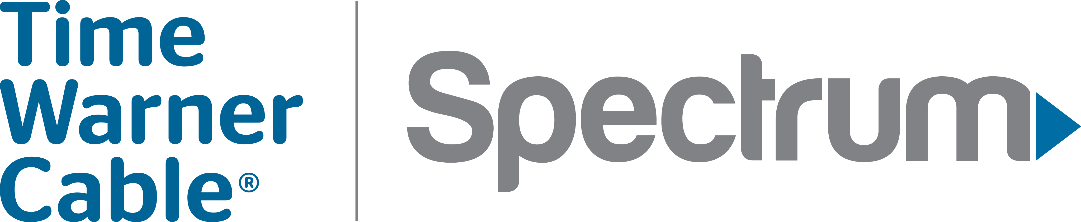 Mediacom Suddenlink Rcn Spectrum Wave Broadband - Time Warner Cable Spectrum (4095x841), Png Download