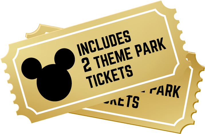 2 Theme Park Tickets Included - Orlando (748x501), Png Download