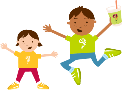 Sat 7/27 Free Jamba Juice Kids Smoothie Kids Must Be - Jamba Juice Cartoon (840x315), Png Download