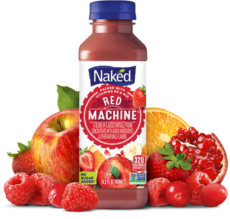 Boosted Smoothie - Naked Juice (1000x1000), Png Download