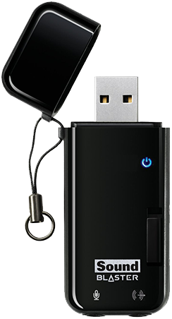 Pro Usb Sound Card Powered By Thx Trustudio - Creative Sound Blaster X Fi (500x500), Png Download