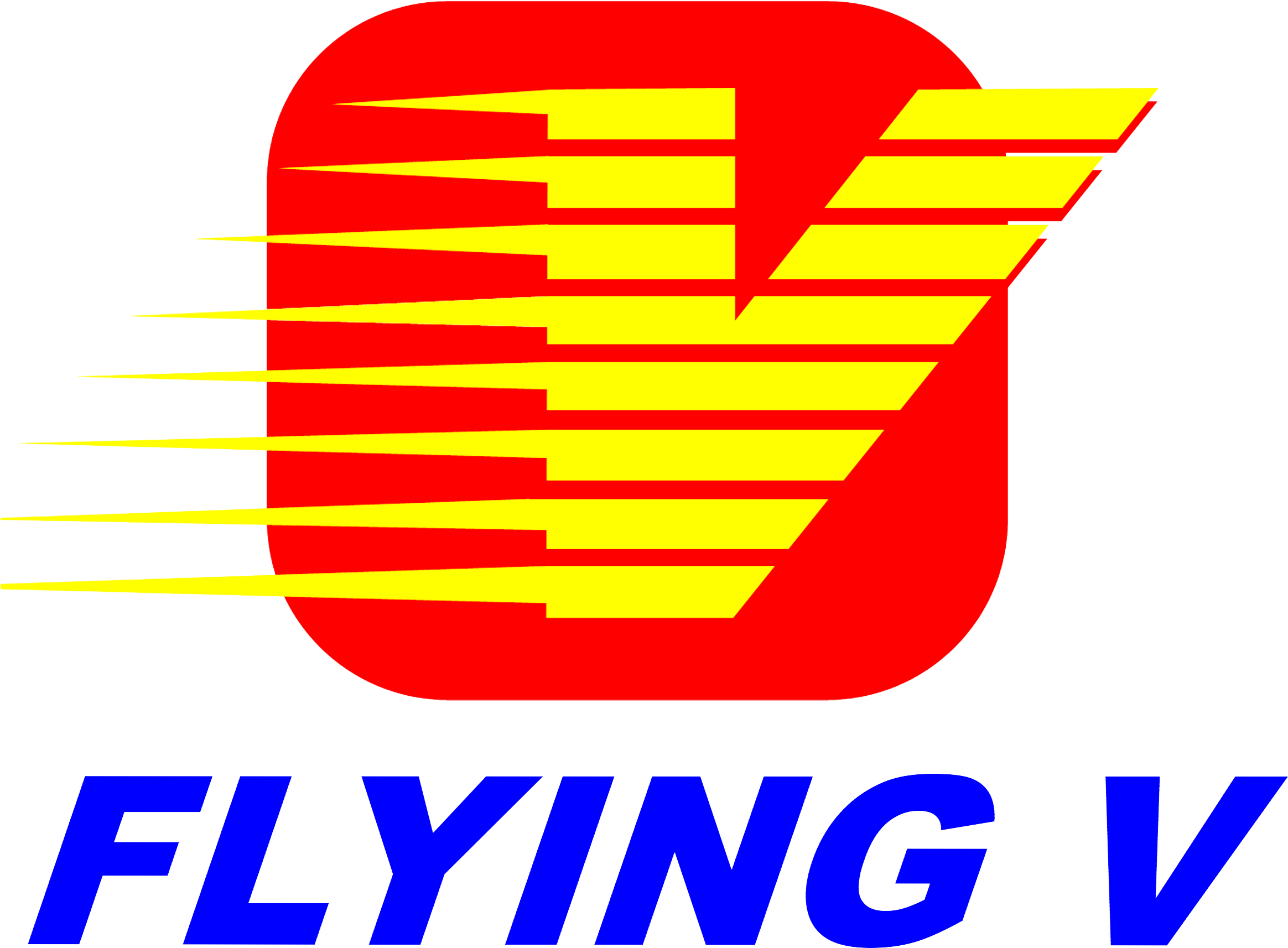 Flying V On Twitter - Flying V Gas Logo (2356x2356), Png Download