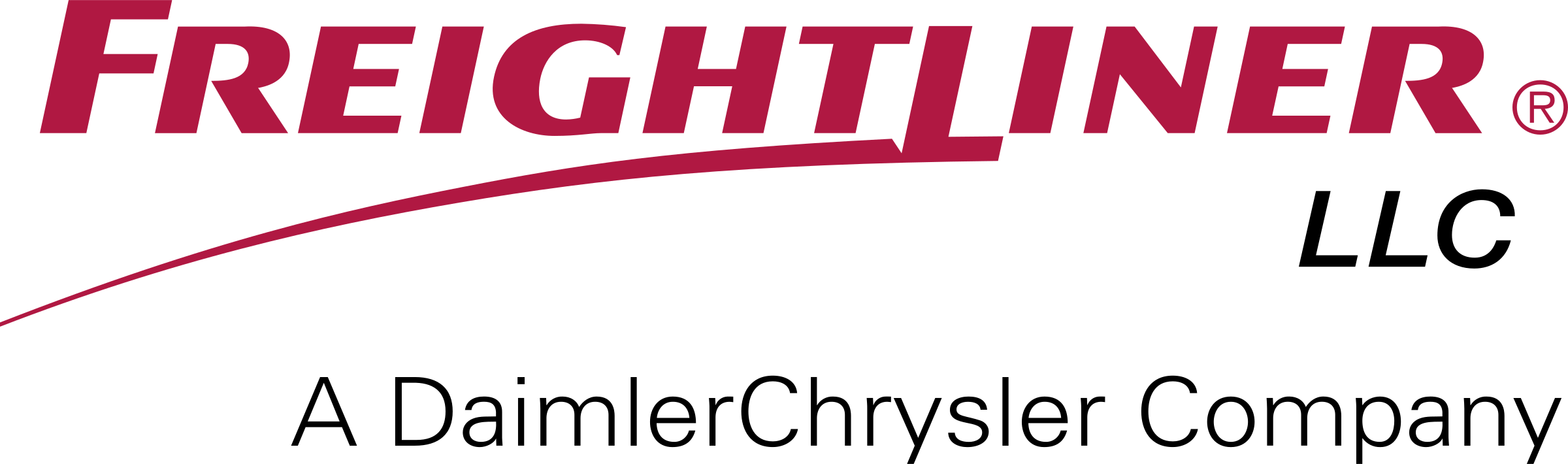 Freightliner Llc 1 Logo Png Transparent - Freightliner Llc Logo (2400x710), Png Download
