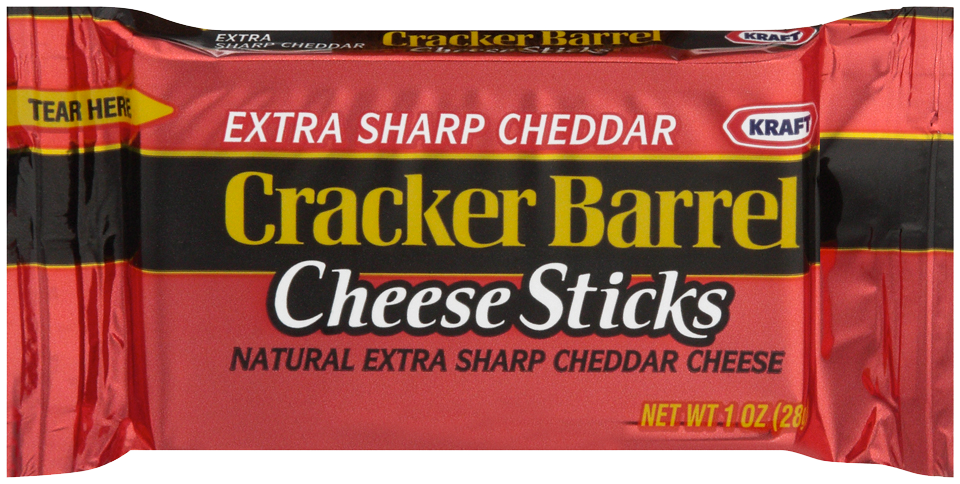 Products Cheddar Jack Sticks - Sharp Cheddar Cheese Cracker Barrel (960x484), Png Download