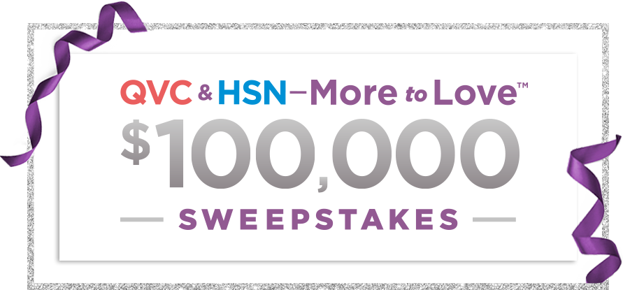 Win $100,000 In The @qvc & @hsn-more To Love $100,000 - Online Advertising (891x415), Png Download