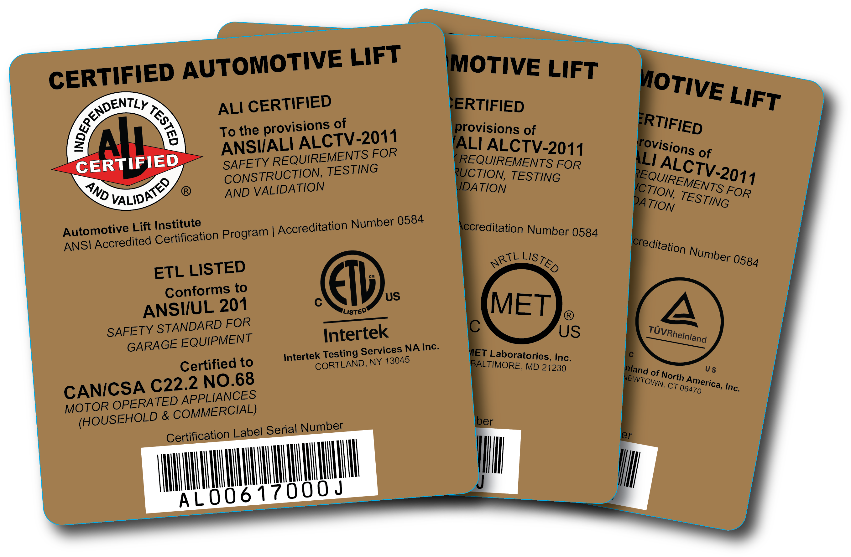 Barcodes - Test And Lift Certification (2733x1796), Png Download
