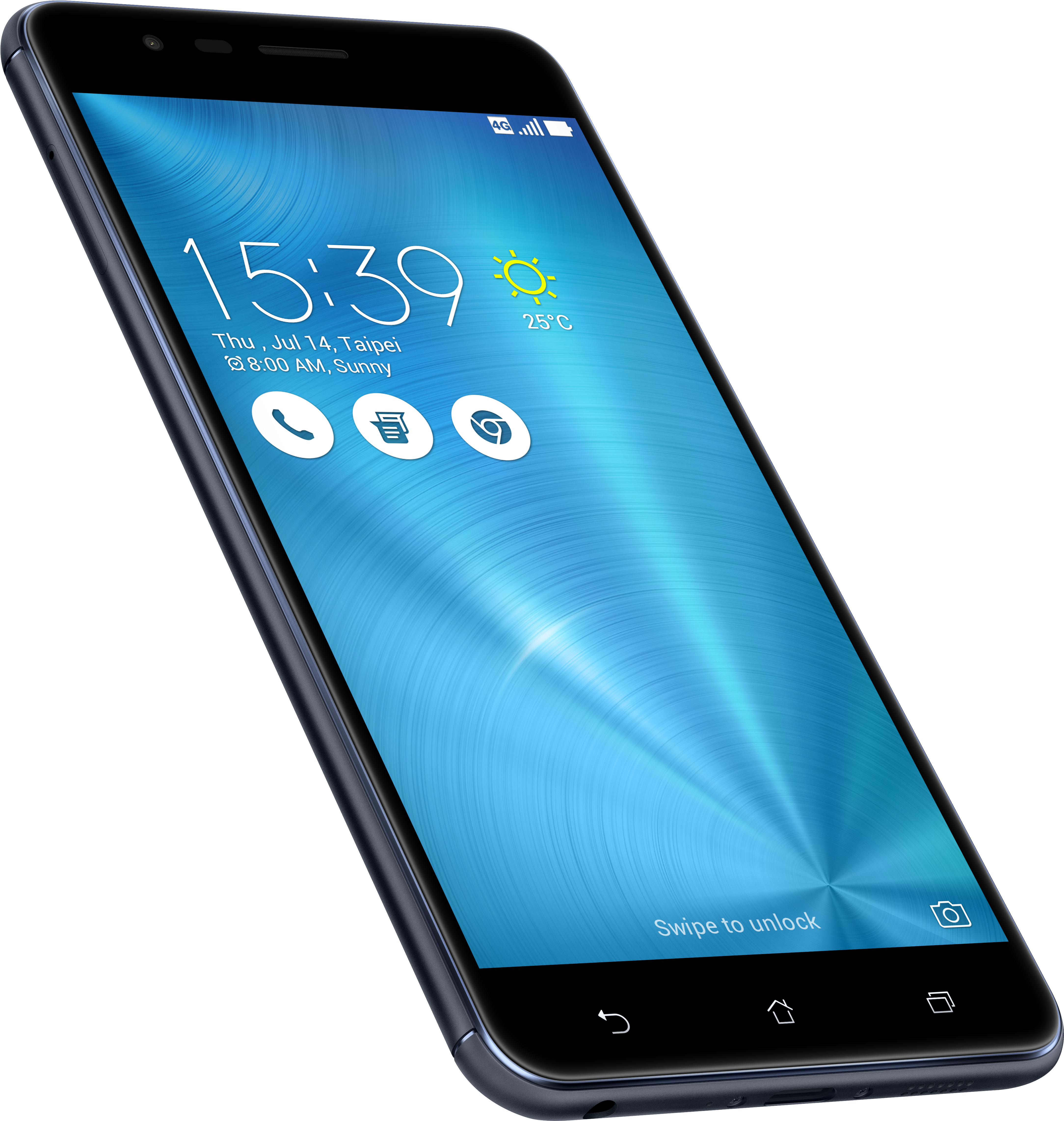 Asus Zenfone 3 Zoom Ze553kl Price - Asus Zenfone 3 Zoom (ze553kl) - 32 Gb - Navy Black (5000x5000), Png Download