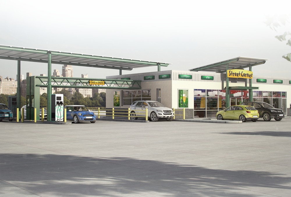 Gas Station Franchise - Business (1000x679), Png Download