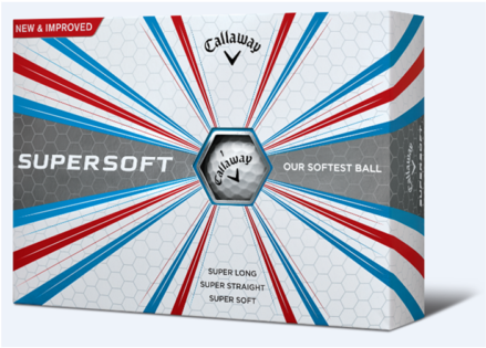 Callaway Supersoft - Callaway 2017 Supersoft Golf Balls (500x500), Png Download