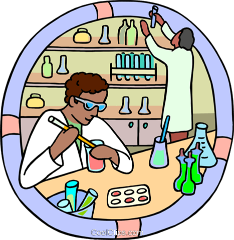 Healthcare, Medical, Lab Technicians Royalty Free Vector - Lab Technician Lab Clipart (467x480), Png Download