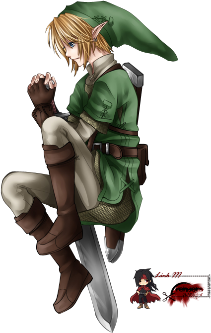 Zelda Link Png Free Download - Legend Of Zelda Link Png (473x709), Png Download
