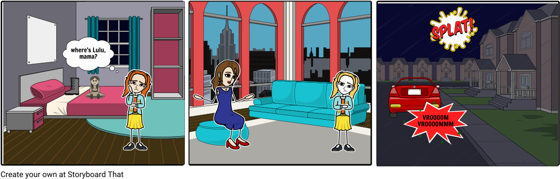 Waht Happened To Lulu - Cartoon (1164x385), Png Download